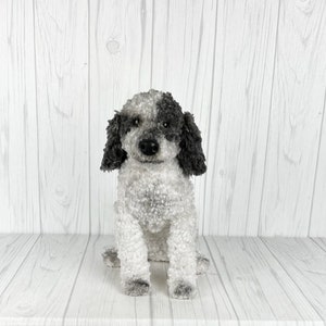 Parti Poodle Dog Crochet Pattern, Dog Crochet Pattern, Dog Pattern, Dog Crochet, Poodle Dog Crochet, Puppy Crochet Pattern, Amigurumi Dog