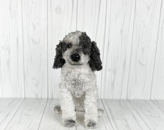 Parti Poodle Crochet Pattern: Amigurumi Dog (PDF Pattern)