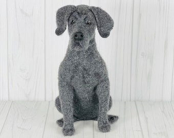 Great Dane Dog Crochet Pattern, Great Dane Crochet Pattern, Dog Crochet Pattern, Puppy Crochet Pattern, Weimaraner Dog crochet pattern