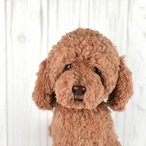 Red Poodle Crochet Pattern, Dog Crochet Pattern, Dog Pattern, Dog Crochet, Poodle Dog Crochet, Puppy Pattern, Crochet Pattern, amigurumi image 4