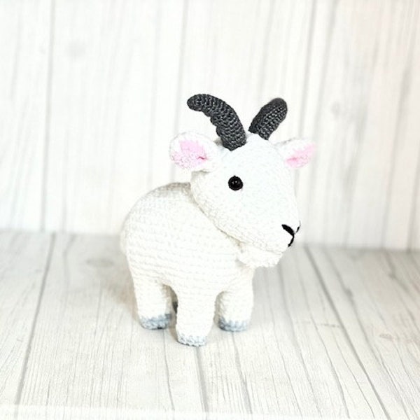 Goat Crochet Pattern, Baby goat crochet pattern, Kid Crochet pattern, Goat amigurumi pattern