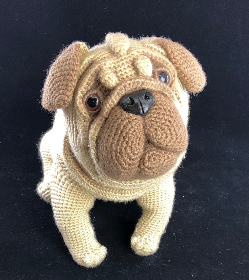 Crochet Dog, Crochet Puppy, Dog Crochet Pattern, Dog Pattern, Dog Crochet, Pug Dog, Puppy Pattern, Crochet PDF Pattern, PDF Pattern, PDF image 2