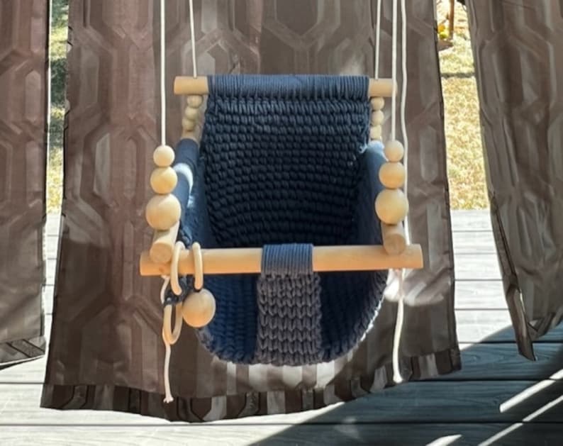 Swing Crochet Pattern Baby Swing Crochet Pattern Kid Swing Etsy