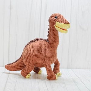 Brontosaurus Crochet Pattern: Dinosaur Amigurumi (PDF Download)