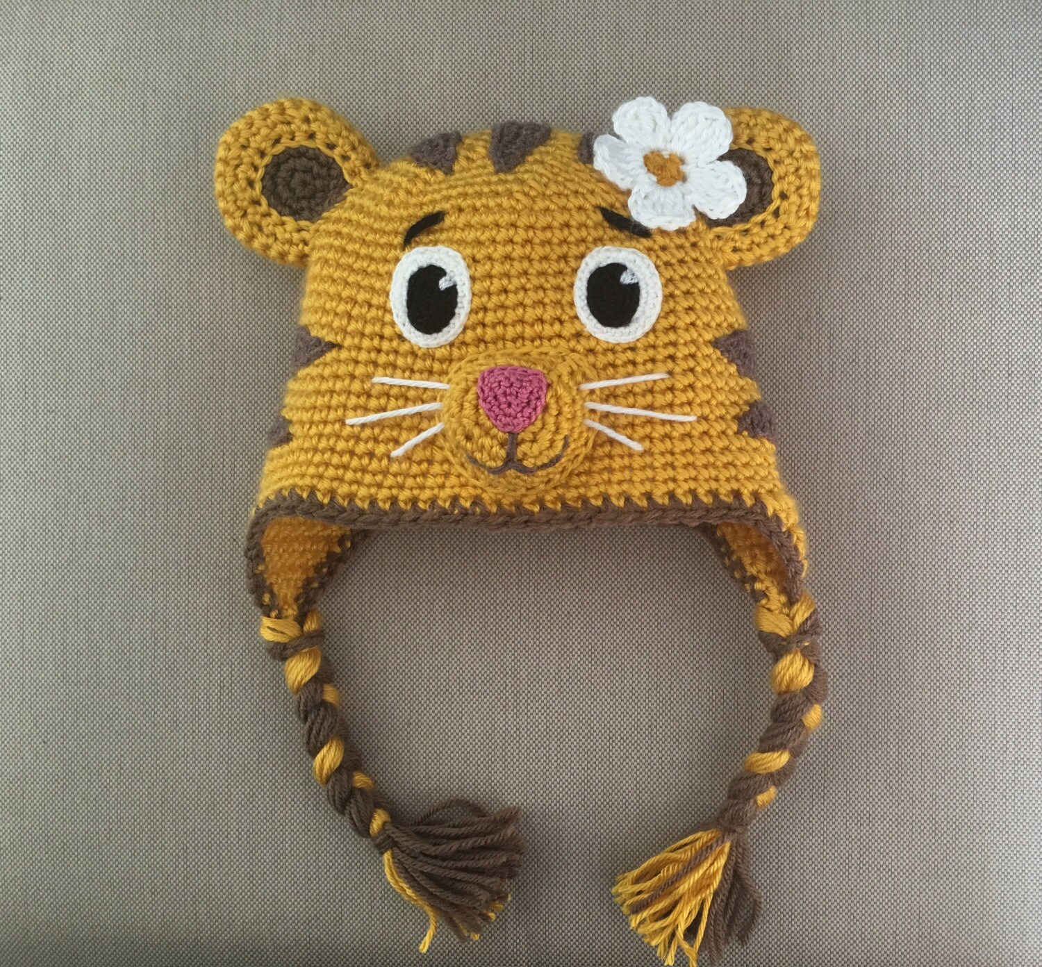 Tiger Hat Crochet Tiger Hat Crochet Hat for Girl Crochet Etsy
