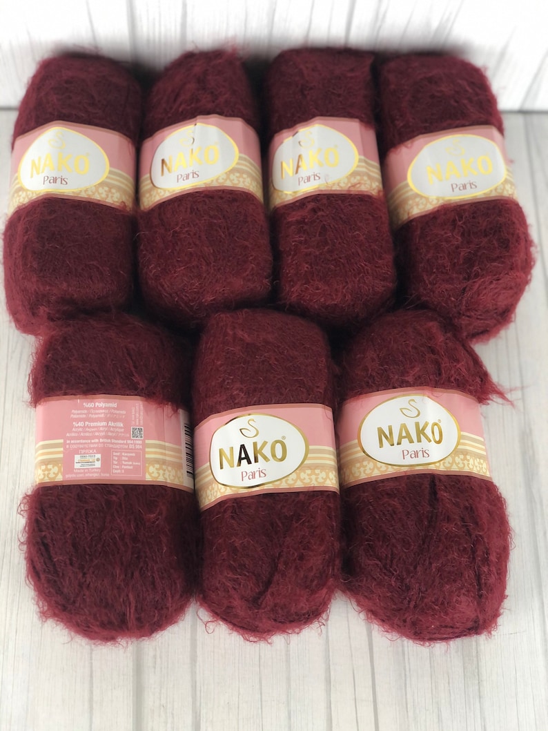 Paris Nako Yarn polyamide and Acrylic Blend Weight 3 Etsy Australia
