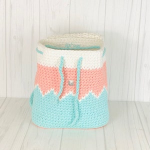 Backpack crochet pattern PDF. English USA image 6