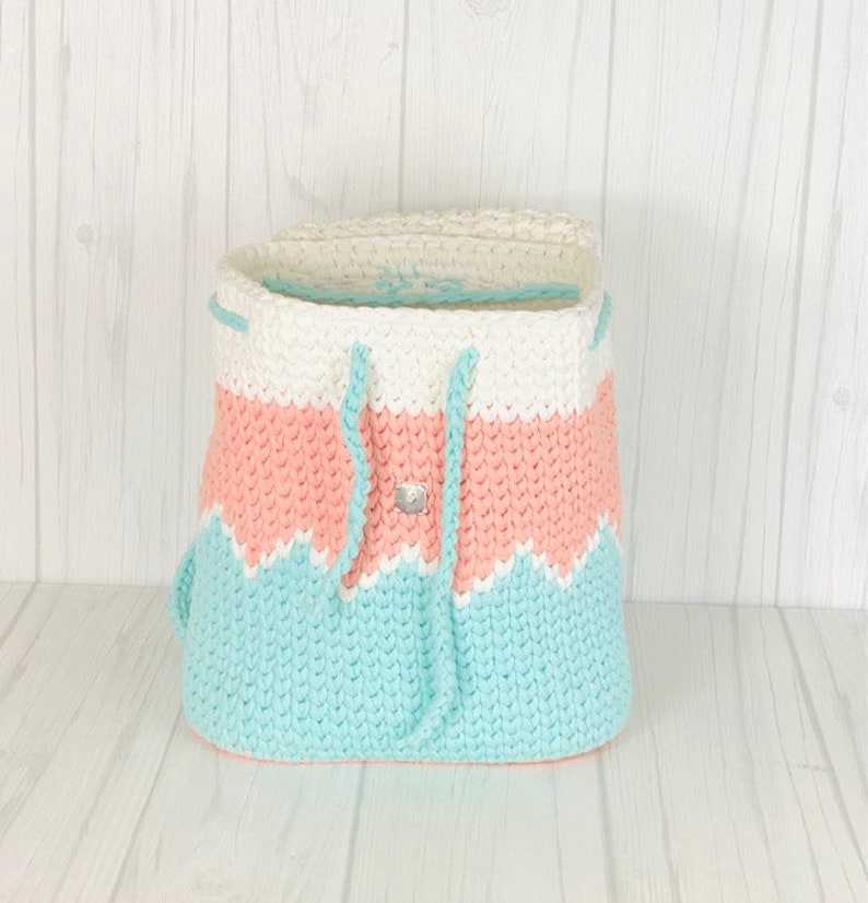 Backpack crochet pattern PDF. English USA image 6