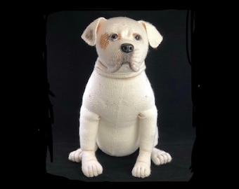 American Bulldog Crochet Pattern: Amigurumi Dog (PDF Pattern)