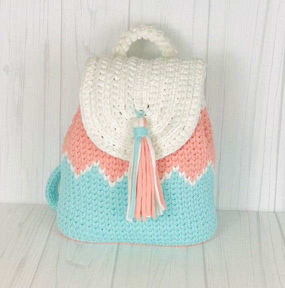 Crochet Backpack - HandmadebyRaine