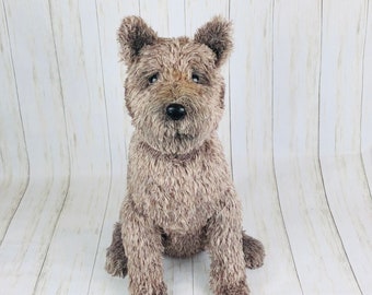 Cairn Dog Crochet Pattern, Dog Crochet Pattern, Dog Pattern, Dog Crochet, Cairn Dog, Puppy Pattern, Crochet Pattern, Amigurumi dog crochet