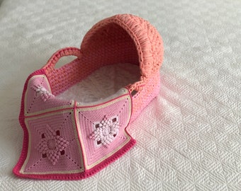 Crochet Baby Basket Etsy