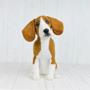 Beagle Dog Crochet Pattern, Dog Crochet Pattern, Dog Pattern, Dog Crochet, Beagle Dog Crochet, Beagle Puppy Pattern, amigurumi Beagle