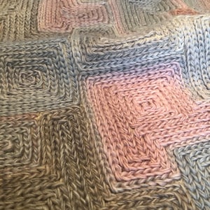 Slip Stitch Afghan Crochet Pattern: Beginner-Friendly Blanket Tutorial (PDF Download) image 3