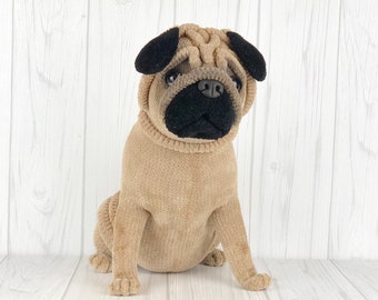 Pug Dog Crochet Pattern, Dog Crochet Pattern, Dog Pattern, Dog Crochet, Pug Dog Crochet, Puppy Pattern, Crochet Pattern, Pug amigurumi