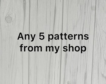 Dog Crochet Pattern: 5 Puppy Designs (PDF)