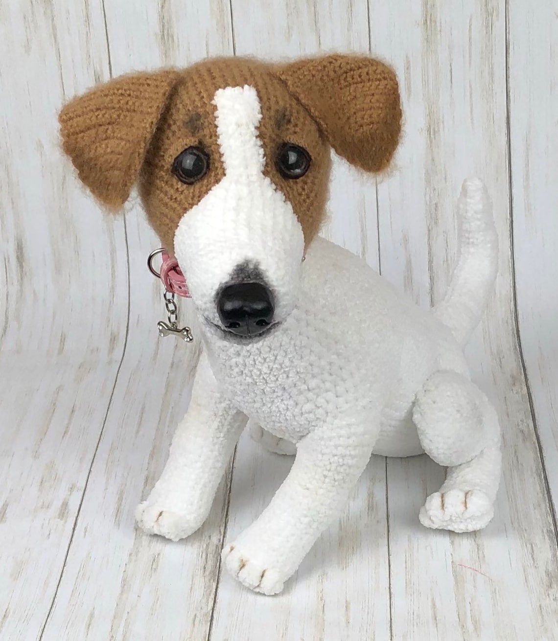 Jack Russell crochet pattern Crochet Puppy Dog Crochet Etsy España