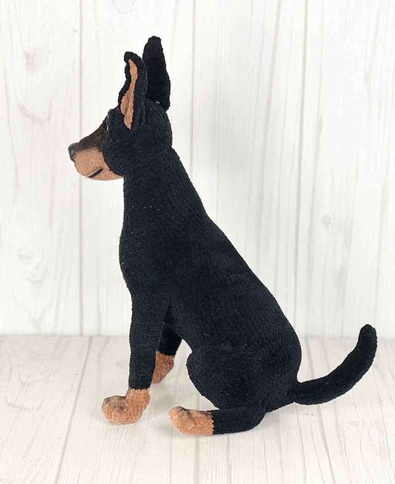 Doberman Crochet Pattern: Toy Terrier Dog (PDF) - Etsy