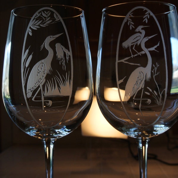 Large Wine Glasses Etsy