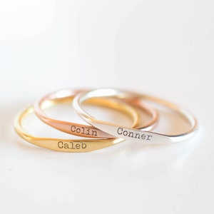 Custom State Ring \u2022 Custom City Ring \u2022 Sterling Silver State Initials Ring \u2022 Gifts for Her \u2022 MOTHER GIFTS \u2022 RM02