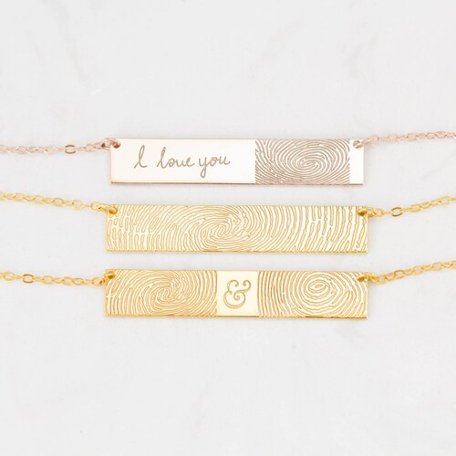 FingerPrint Jewelry - Custom FingerPrint Necklace - Memorial FingerPrint - Loss of Loved One Gift - Memorial CHRISTMAS GIFTS