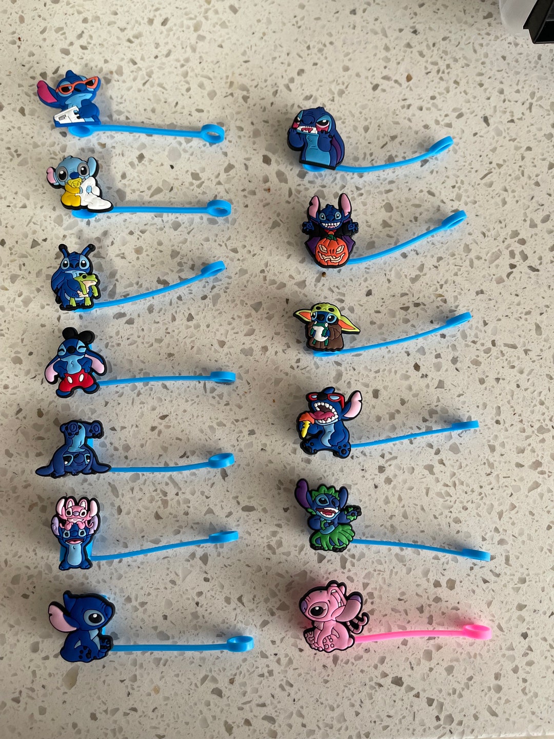 Stitch Straw Topper Frog Straw Topper PVC Silicone Stanley Etsy