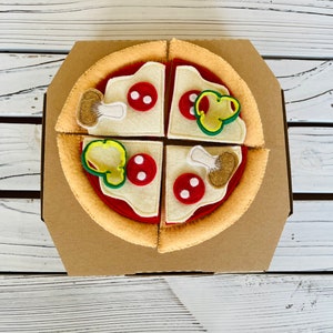 NEW! Felt food pizza Set - Play toy, kitchen toy pizza. Felt Foods, Felt Toys, Felt Pizza, Kids Toy, Gift for kids, Play food