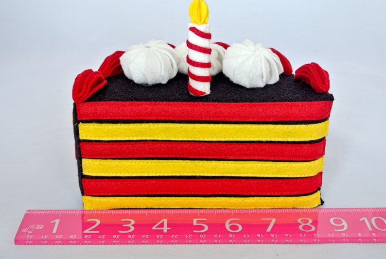 Yellow White Dots Felt Cake Birthday Photo Prop Birthday Cake Topper Half Birthday Cake Half Birthday Boys Black Cake With Red Backdrops Props Party Decor Yellow White Dots Felt Cake Birthday Photo Prop Birthday Cake Topper Half Birthday Cake Half Birthday Boys Black Cake With Red Backdrops Props Party Decor