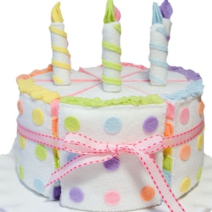 Felt Cake Set Rainbow cake. Felt Food, Felt Cake, Party Decor, Rainbow Cake, Toy food, Rainbow party, Pretend food, Felt Toys, Birthday gift