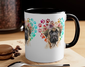 Dog Coffee Mug Hound Hot Chocolate Cup Dog Lover Beverage Container Accent Coffee Mug, 11oz