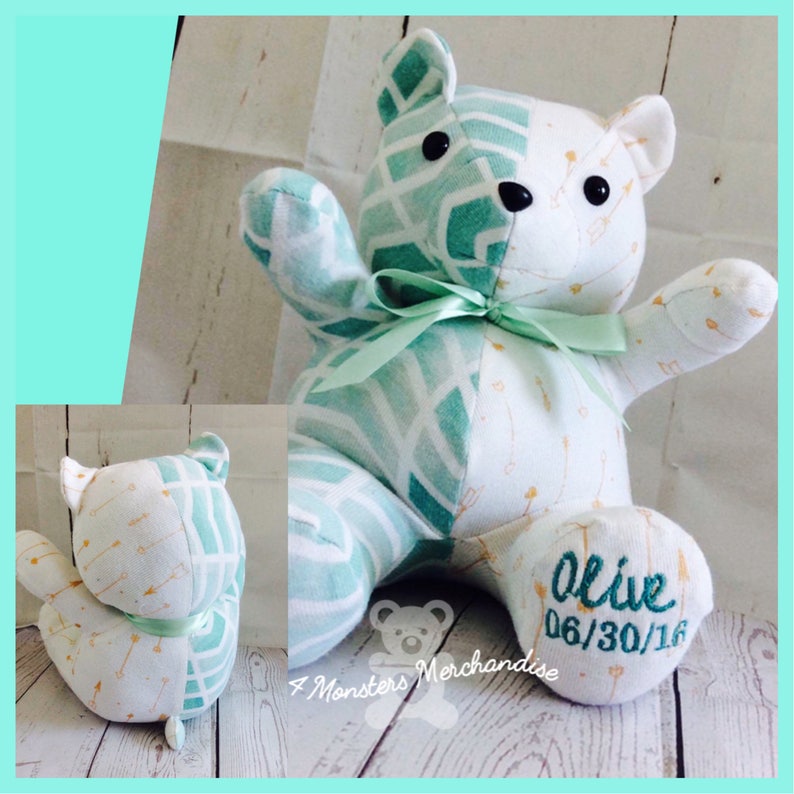 One Sleeper Memory Bear Keepsake Bear Memorial/ Personalized | Etsy