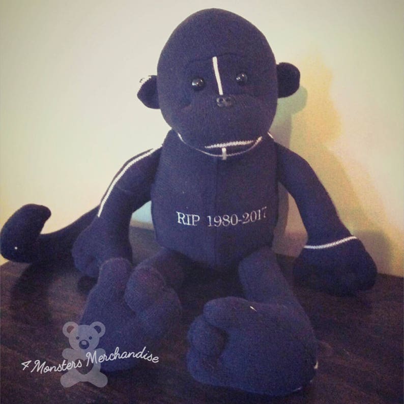 Pyjama Bear Memory Monkey Keepsake Bear Memory Bear Keepsake Gift Memorial gift