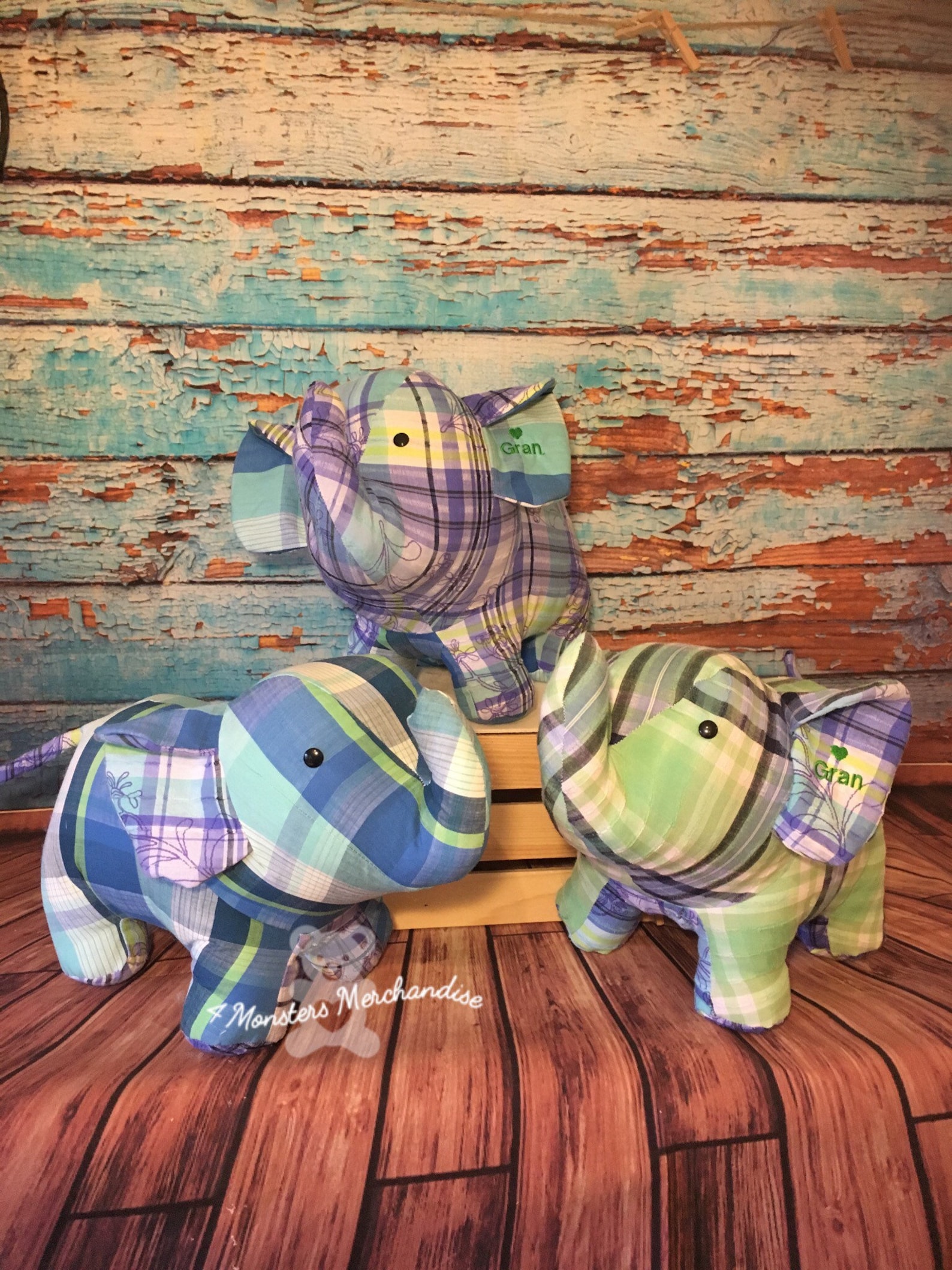 Keepsake Baby Elephant memory bear bear from baby clothes Etsy