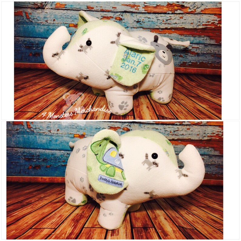 Keepsake Baby Elephant memory bear bear from baby clothes Etsy