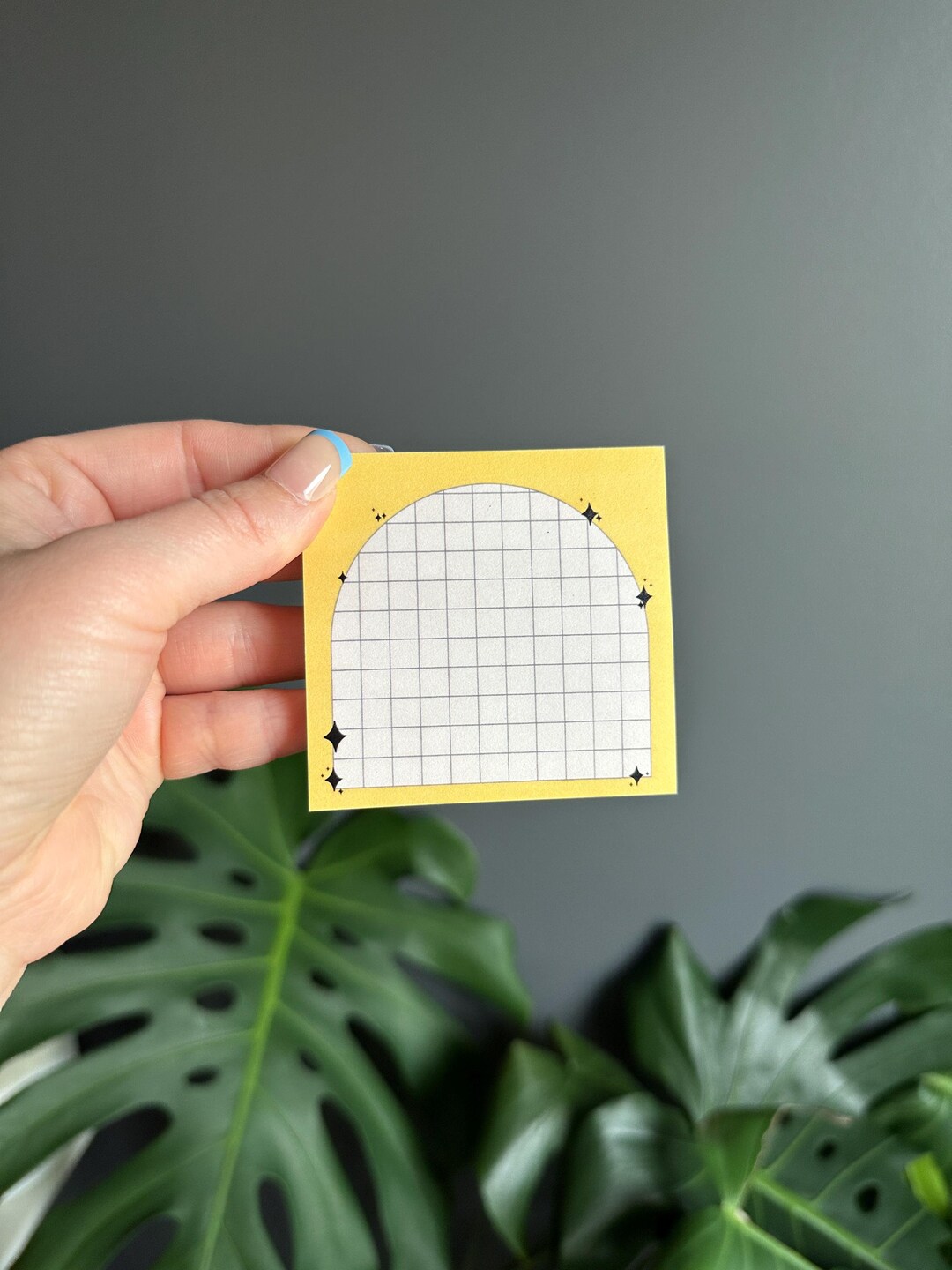 Retro Grid Sticky Notes (50 Sheets) - Etsy