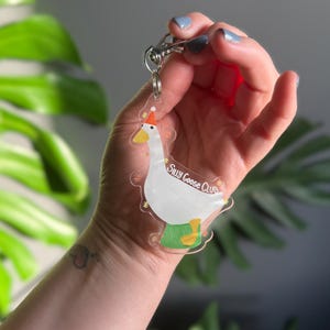 Silly Goose Club Acrylic Keychain