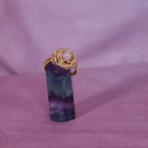 Rosenförmiger Ring bestell deine Größe und Farbe