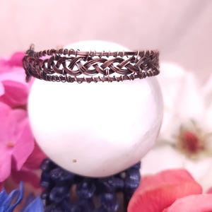 Braided copper bracelet 2