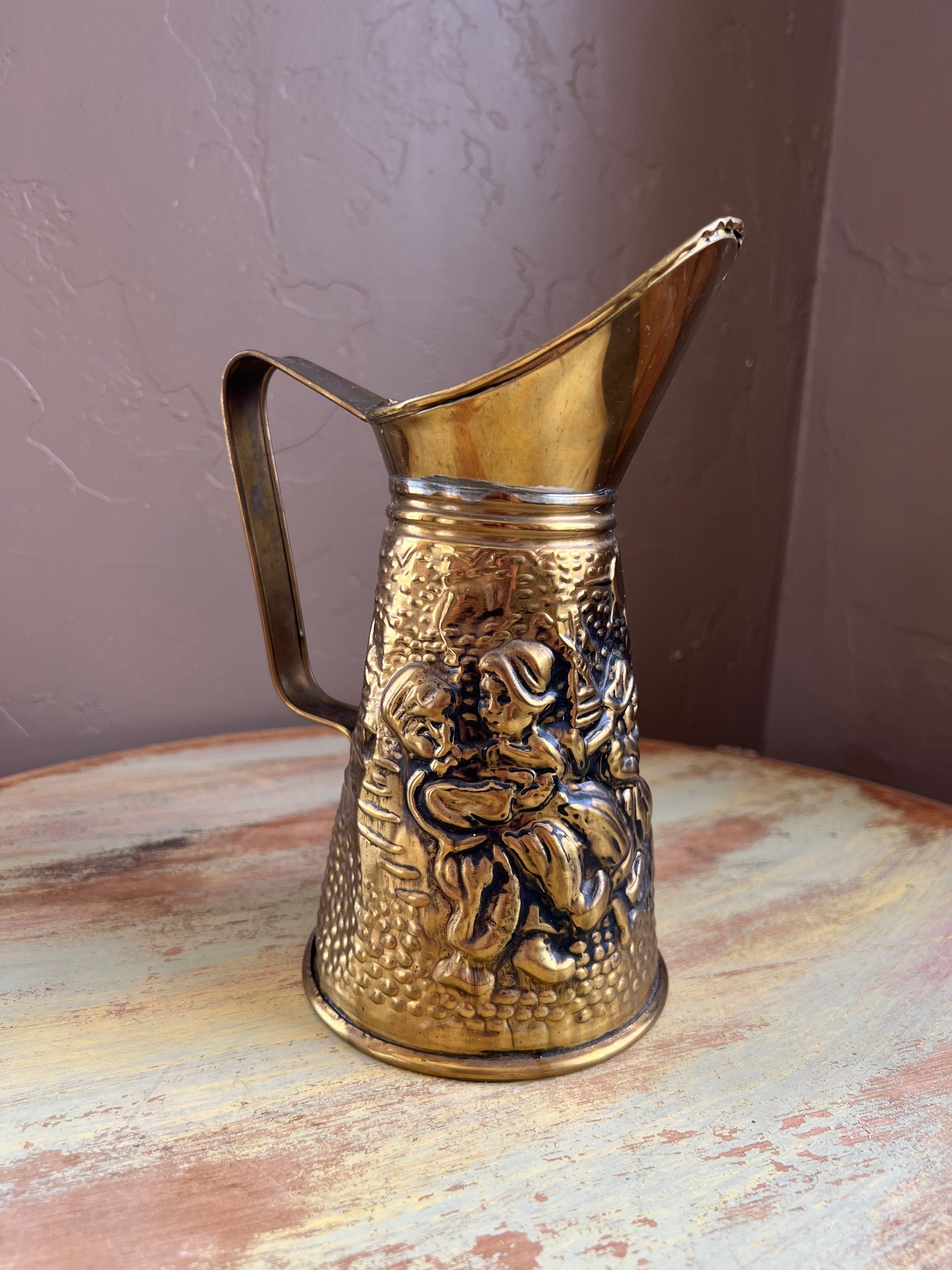 Vintage Brass Pitcher, Made in England -  Canada