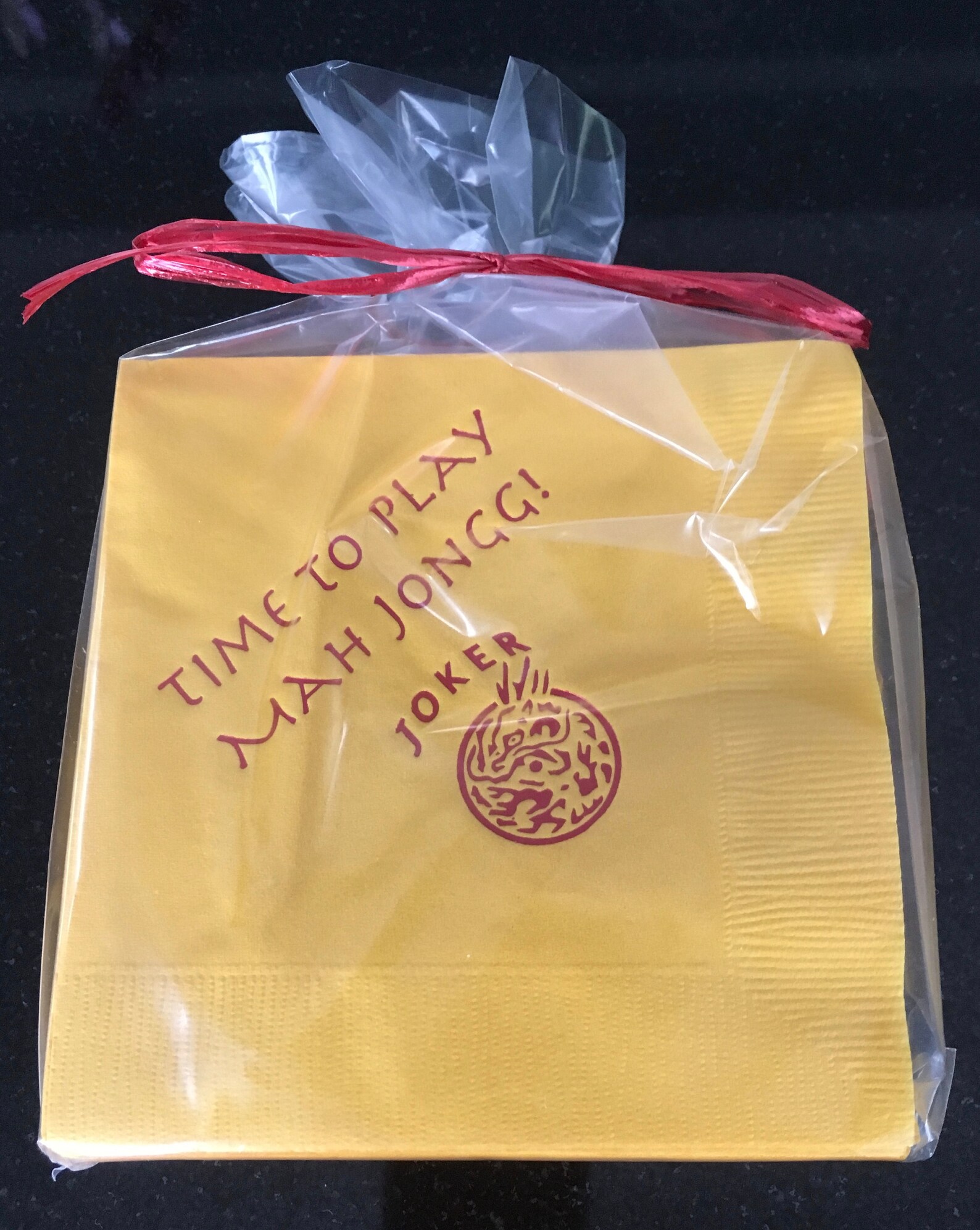 Mah Jongg Cocktail Napkins Etsy