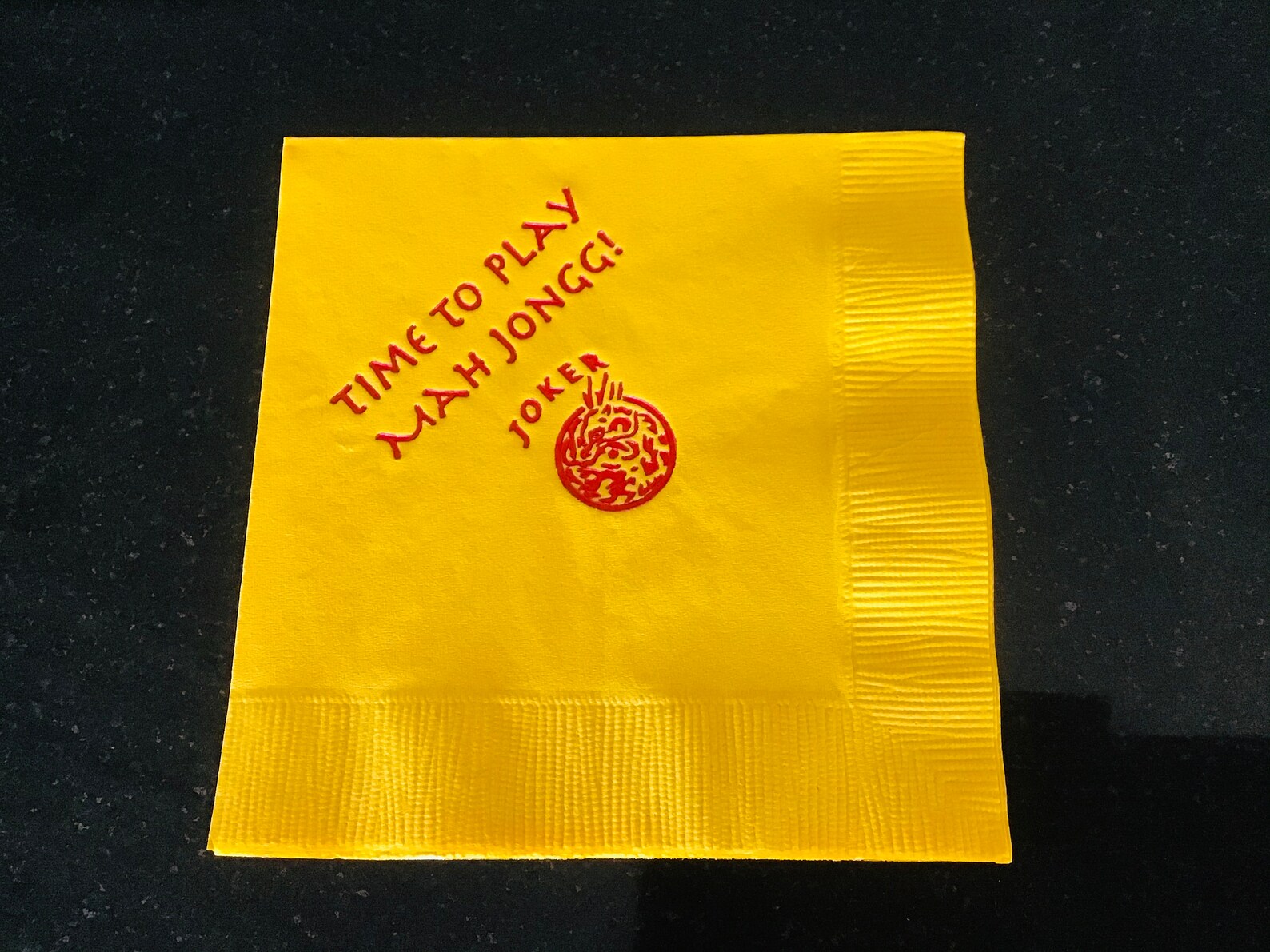 Mah Jongg Cocktail Napkins Etsy