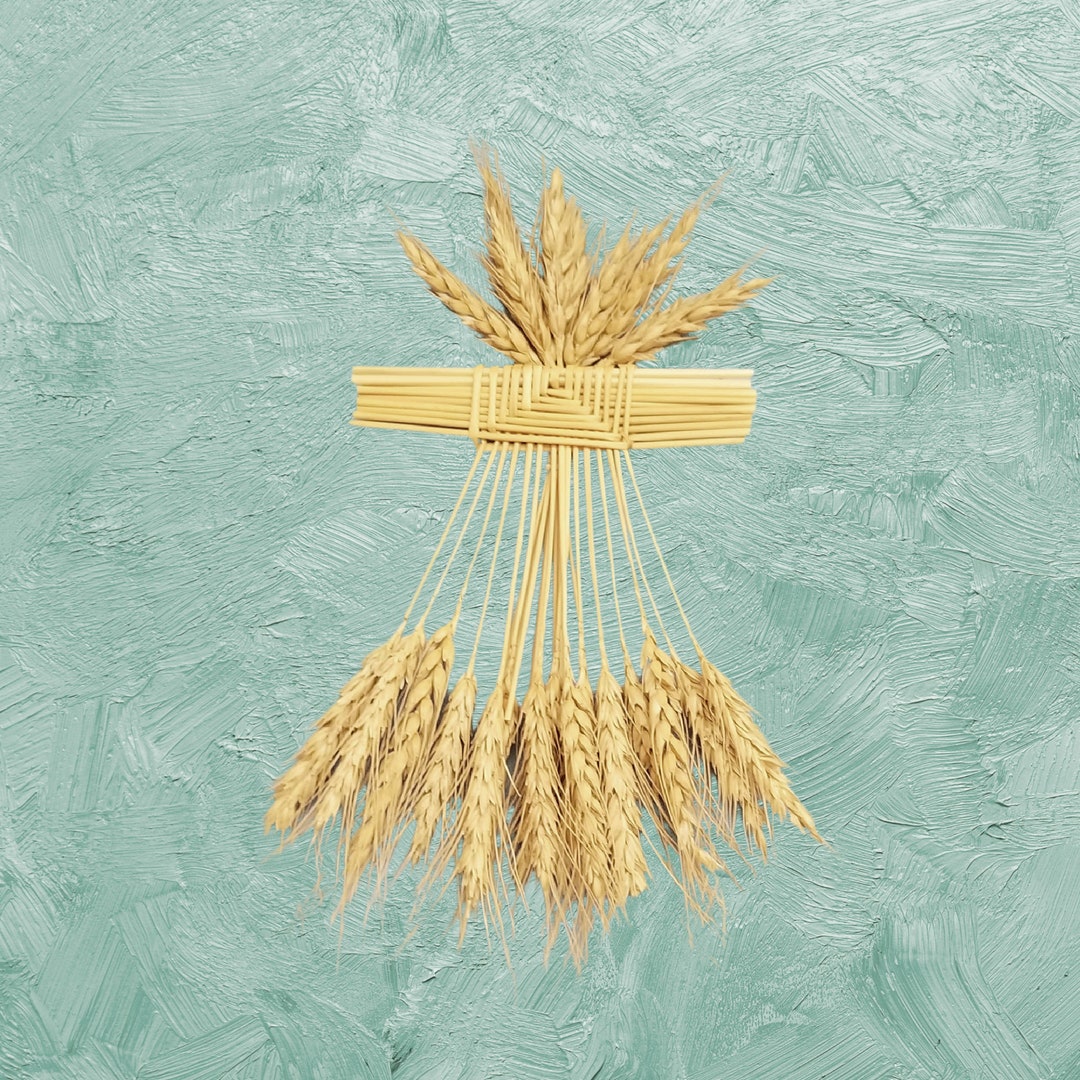 Wheat Weaving Straw Wall Decor Arabic Cage Maiden Corn Dolly Bearded