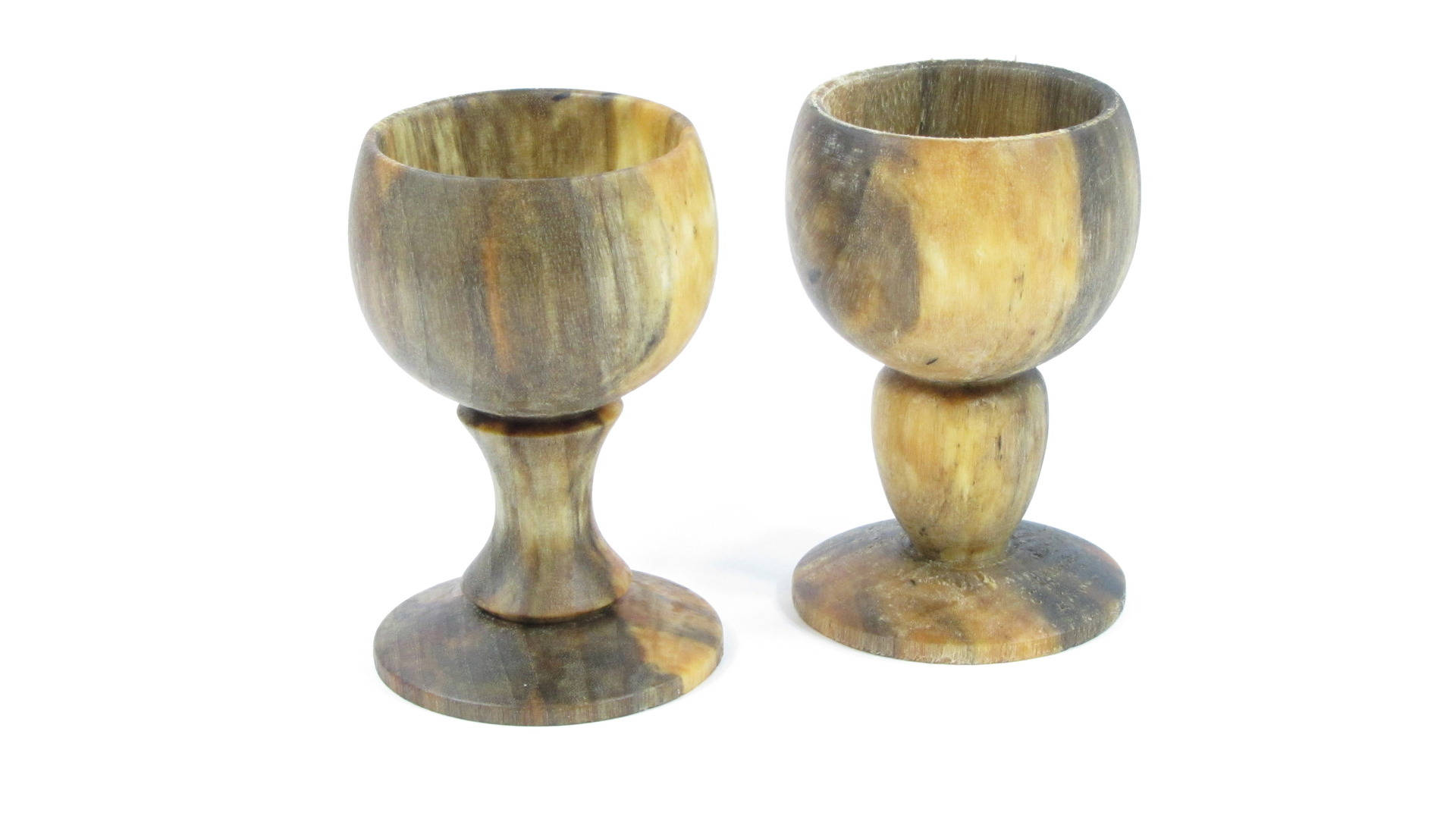 Coquetier en Bois de Pays Vendus Par Deux.