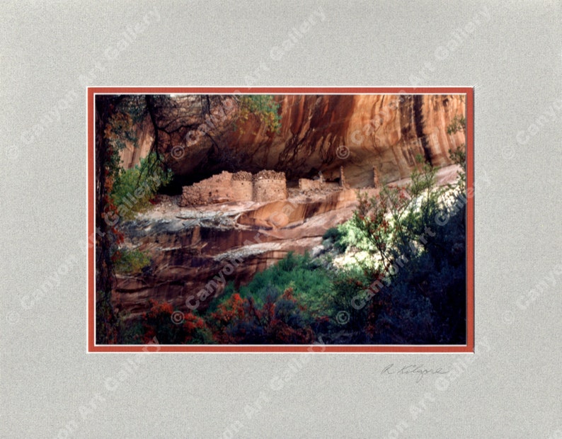 The Castle Cliff Dwelling, Southeast Utah, Ready for 11 x 14 Frame image 1