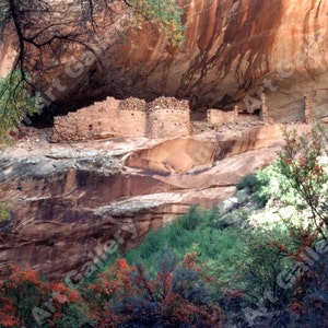 The Castle Cliff Dwelling, Southeast Utah, Ready for 11 x 14 Frame image 2