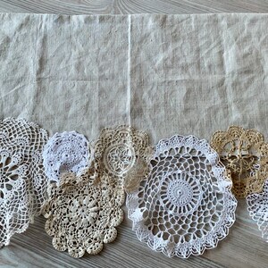 Curtain linen linen lace cover