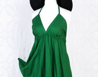 Short Green Dress - Etsy
