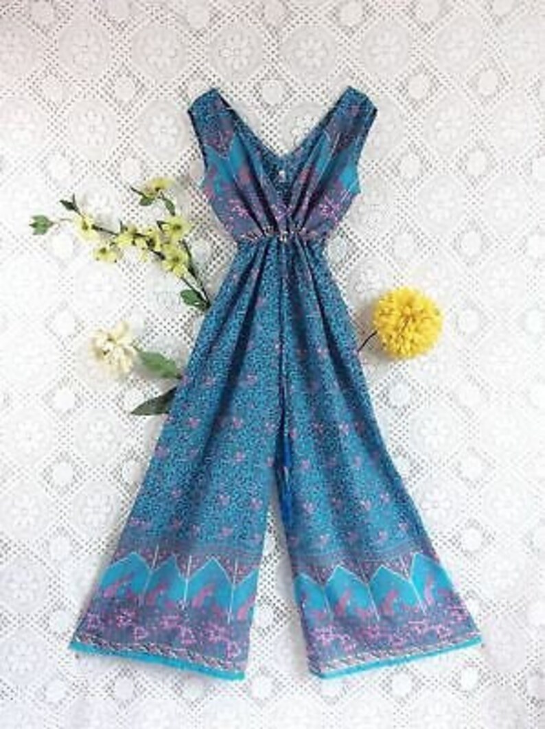 peacocks teal jumpsuit
