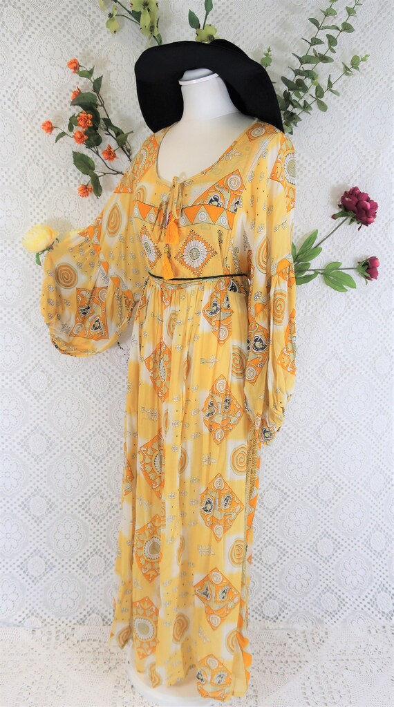 yellow gypsy dress