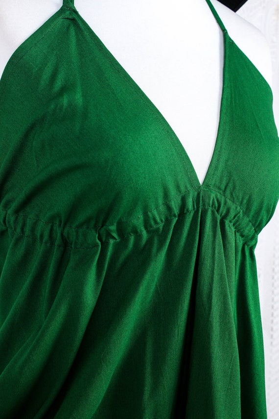 Medusa Short Halter Dress Plain Block 